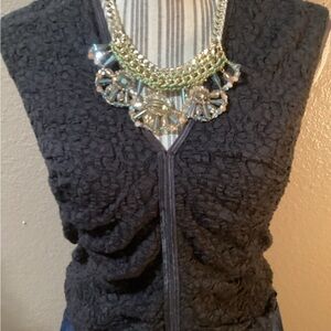 Kenneth Cole Dark Brown Top